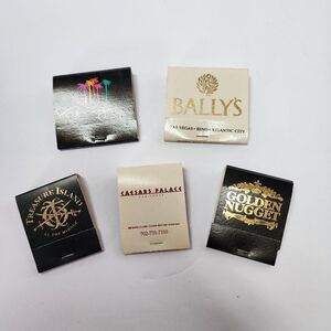 Vintage Lot Of 5 Las Vegas Casino Matchbooks